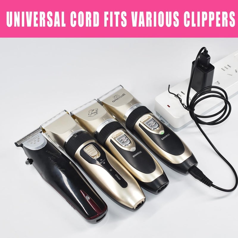 Pinkind Universal Hair Clipper Charger Cord, Replacement Charger for Various Electric Hair Clipper, Shavers, Razors,Trimmer, Pet Clipper-Fit SUPRENT Clippers,Fit Ceenwes Trimmer,fit oneisall Dog Clippers etc - Image 5